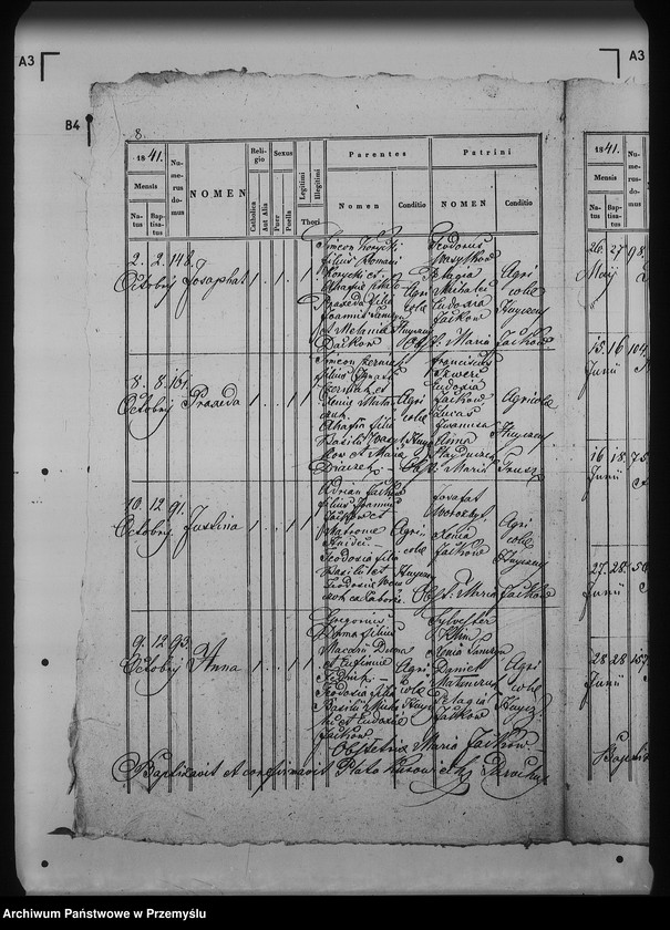 Obraz 12 z jednostki "[Kopie ksiąg metrykalnych parafii Hujcze z filią Zaborze (dekanat Rawa Ruska)]"