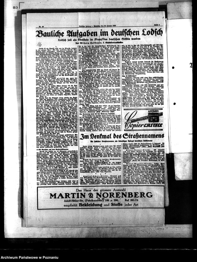 Obraz 20 z jednostki "Problem przestrzennego zabudowania Łodzi"