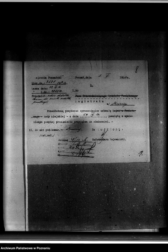 Obraz 12 z jednostki "Miasto Kruszwica Podatki komunalne /Ustawa z dnia 11.8.1923 r. Dz. U nr 94/"