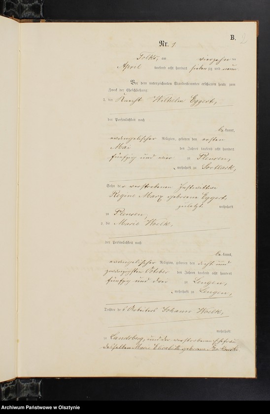 image.from.unit.number "Heiraths-Neben-Register Nr 1 - 3"