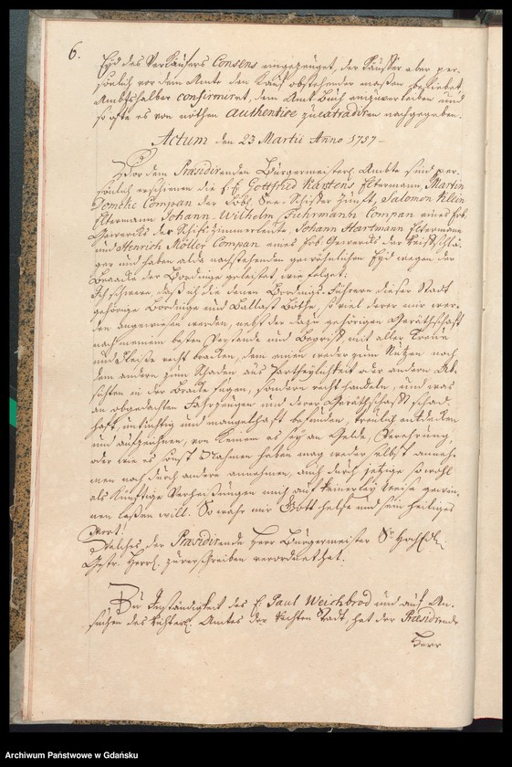 image.from.unit.number "Actum coram Officio […] Johannis Renner Praeconsulis ac Praesidis [17.III.1757-14.III.1758] Johannis Renner nec non Fisci Administratoris [6.IV.1757-25.II.1758] /indeks/"