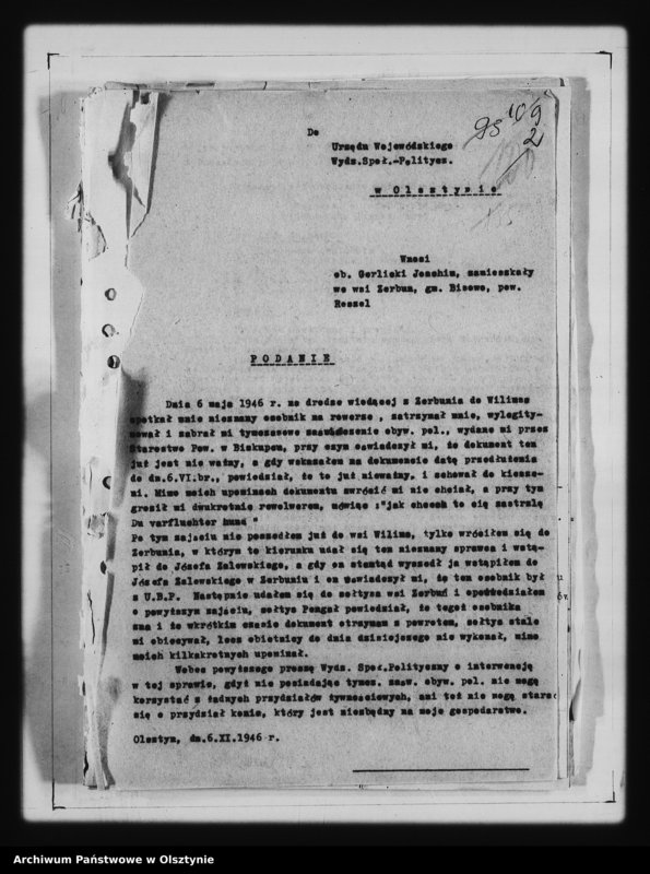 image.from.unit.number "Protokóły i sprawy różne Okręgowego Komitetu Narodowościowego i pow."
