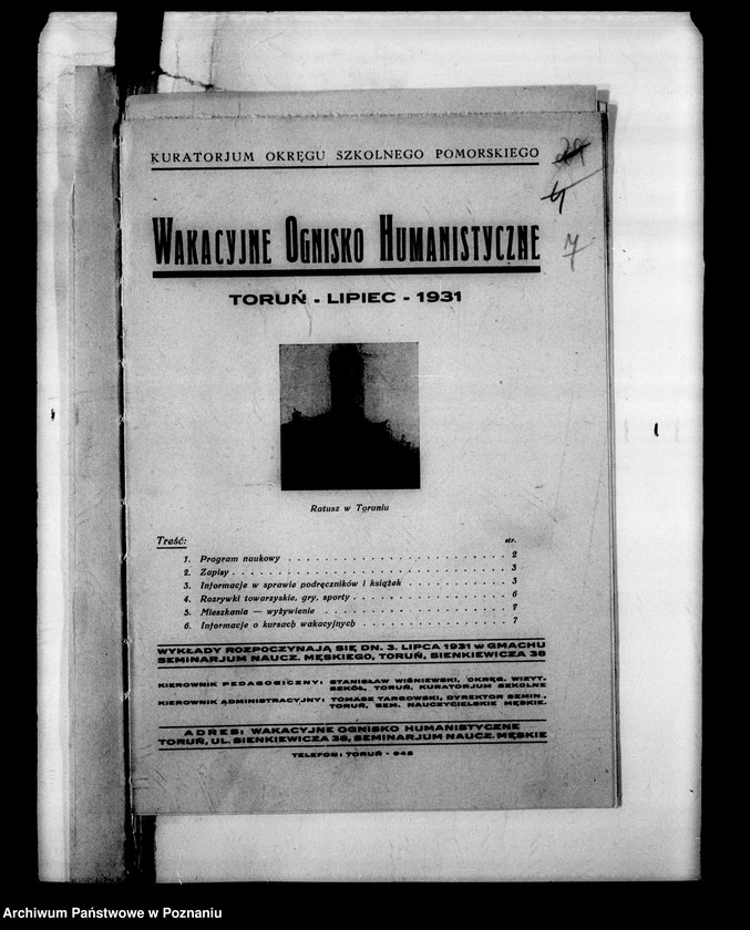 Obraz 10 z jednostki "Kursy nauczycieli wakacyjne- Programy, dzienniki zajęć, sprawozdania"