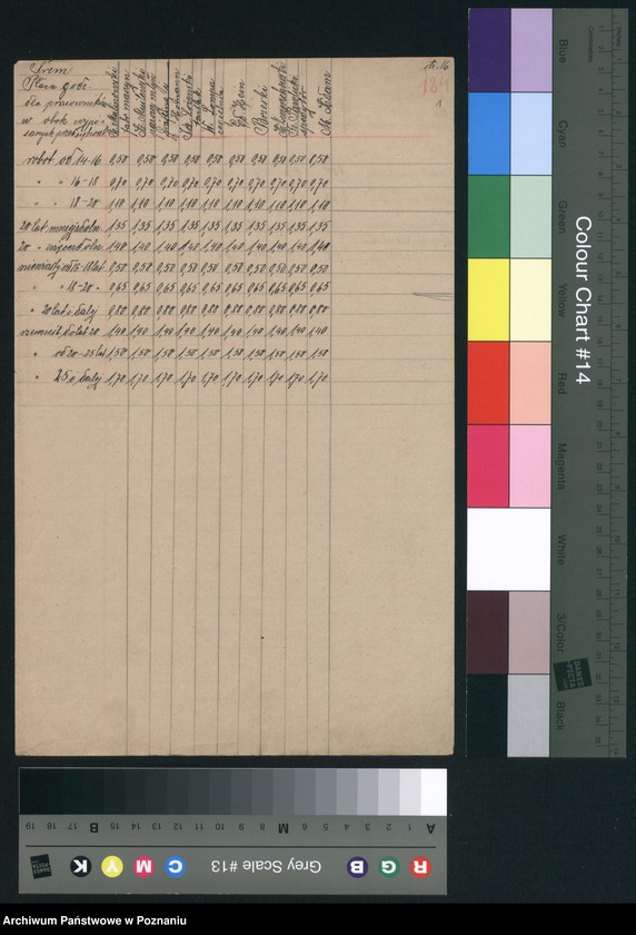 Obraz 3 z jednostki "[Materiały dotyczące ustalania płac dla pracowników zatrudnionych w przemyśle i handlu]"