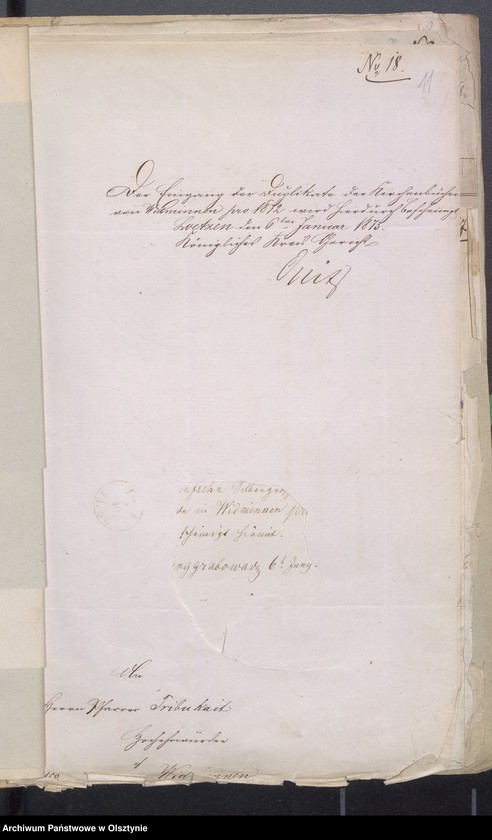 image.from.unit.number "Beläge zur Widminnenschen Kirchen Kassen Rechnung pro 1870"