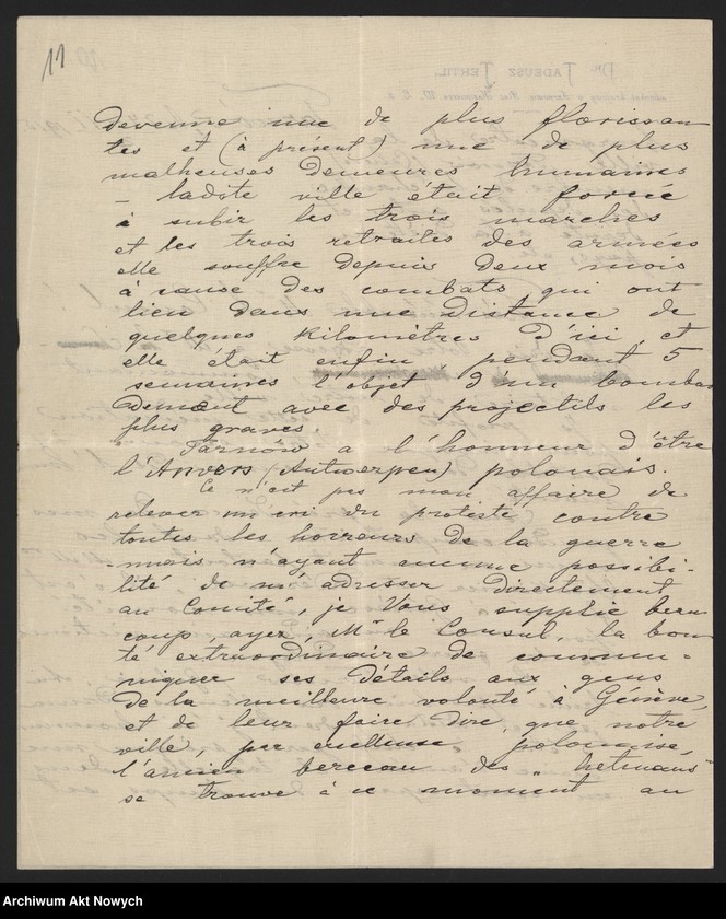 image.from.unit.number "Comité Général de Secours pour les Vctimes de la Guerre en Pologne. Statut. Sprawozdanie. Projekty komunikatów"