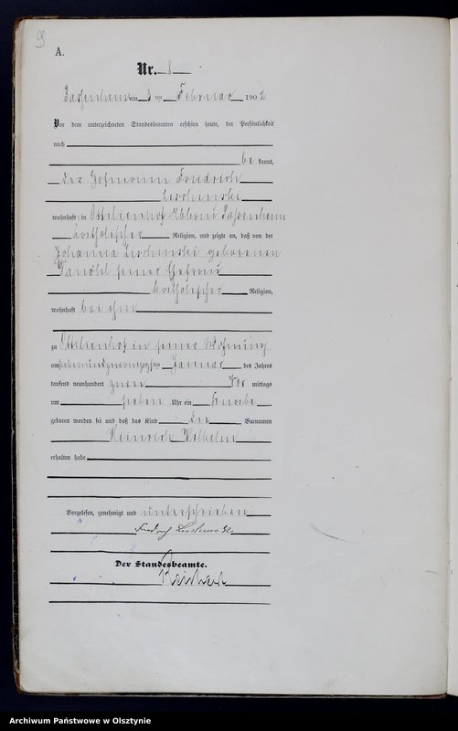 image.from.unit.number "Geburts-Haupt-Register Nr 1 - 76"