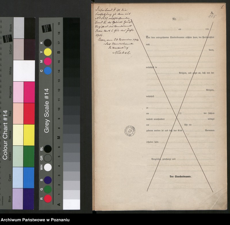 Obraz 3 z jednostki "Księga miejscowa urodzeń tom IV [Rejestr główny urodzeń]"