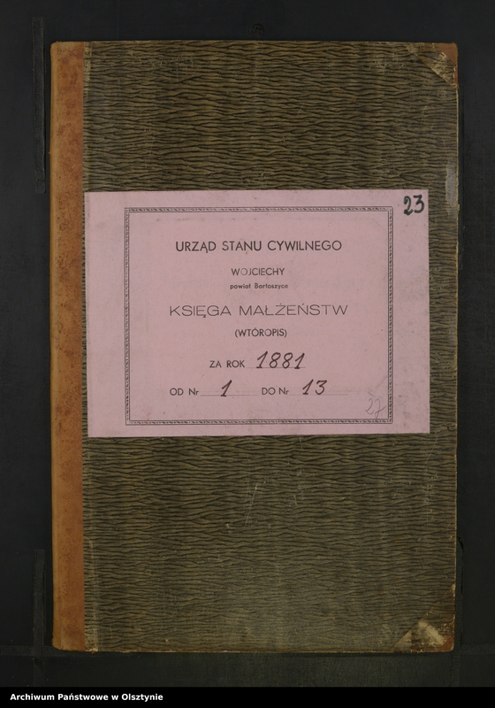 image.from.unit.number "Heiraths-Neben-Register Nr 1 - 13"