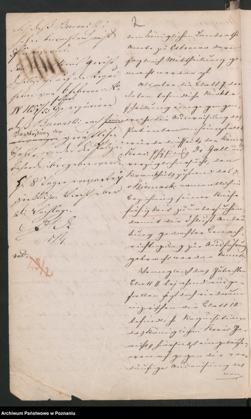 Obraz 5 z jednostki "A. betr. den polnischen Überläufer Franz Betka aus Trzcinica und Czeslaus von Biernacki aus Małkow"