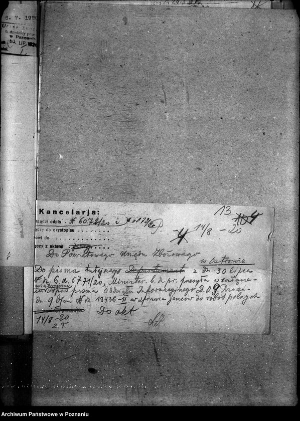 Obraz 17 z jednostki "Sprawy szczegółowo-administracyjne Jeńcy"