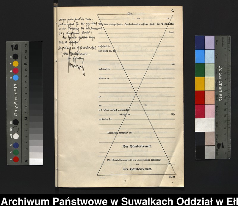 image.from.unit.number "[Sterbe = Register (Neben = Register) Standesamt Angerburg einschl. der Standesamtsbezirk Gross Strengeln, Kehlen und Prinowen] No 228 bis 248"