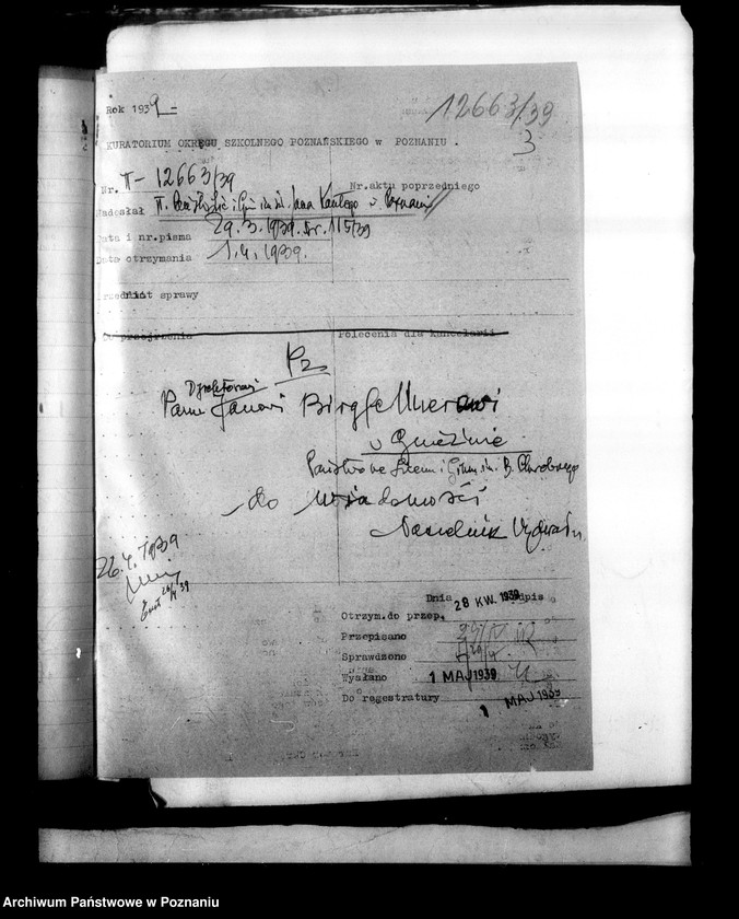 Obraz 6 z jednostki "Państwowe Liceum i Gimnazjum męskie imienia Jana Kantego - Poznań [lista abiturientów]"