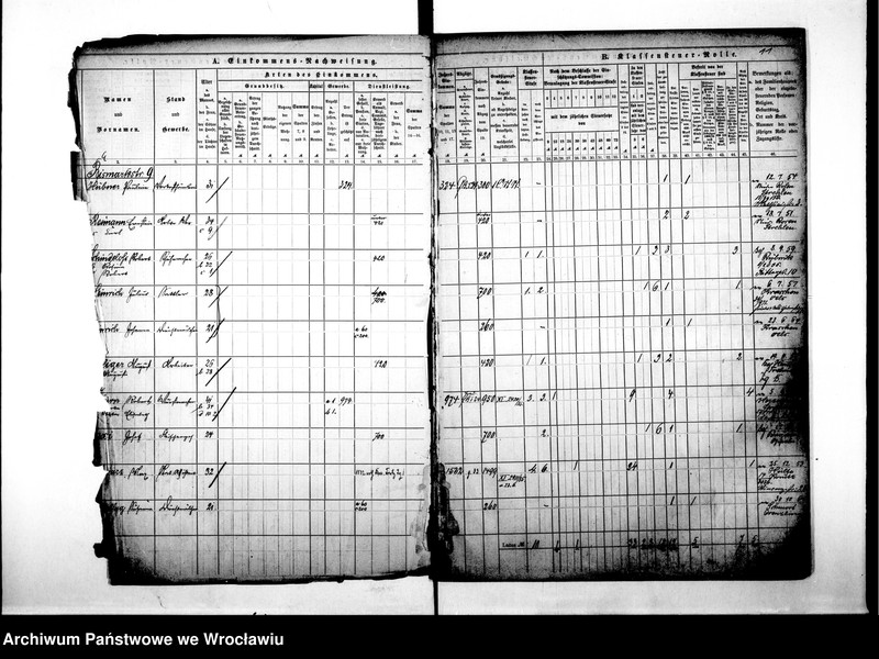 image.from.unit.number "Klassensteuerrolle nebst Eikommens - Nachweisung"