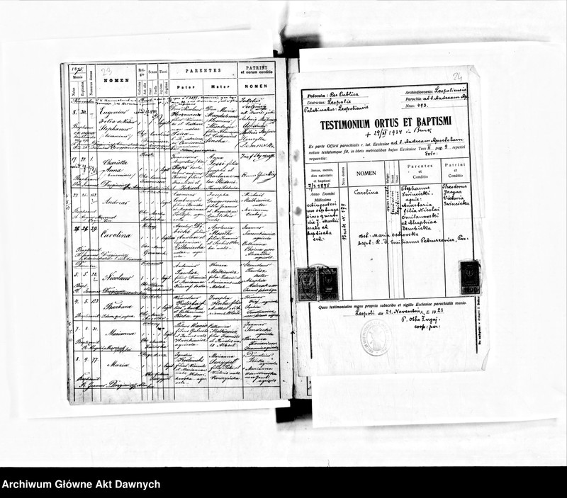 image.from.unit.number "Parafia: Busk. Dekanat: Busk. Księga metrykalna urodzeń dla miasta Busk i przedmieść."