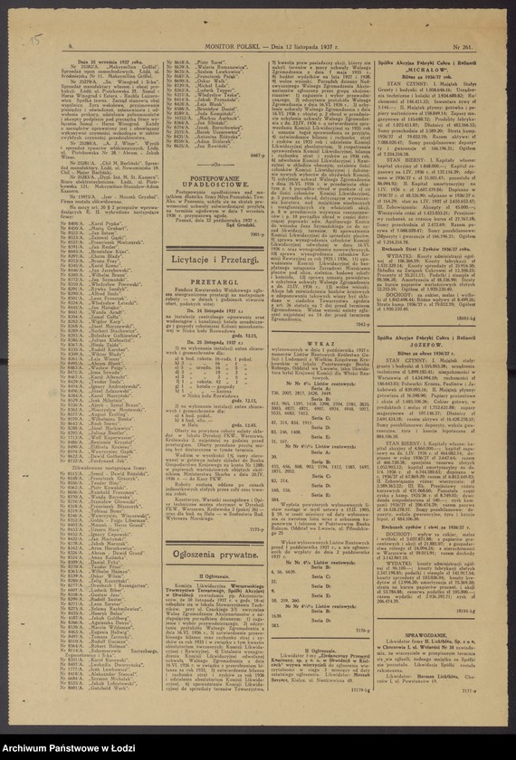 Obraz 17 z jednostki "Moszek Jankiel Wiślicki- sprzedaż towarów wełnianych i półwełnianych własnego wyrobu"