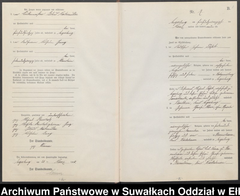 image.from.unit.number "Heiraths-Neben-Register des Preussischen Standes-Amtes Angerburg Kreis Angerburg"