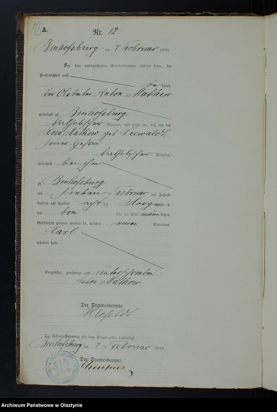 image.from.unit.number "Geburts-Neben-Register Nr 1 - 166"