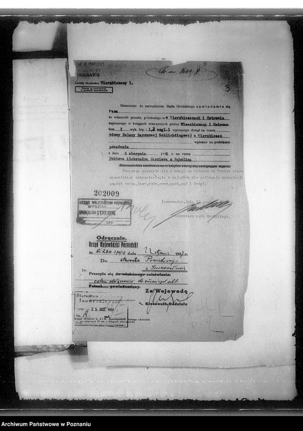 image.from.unit.number "Wierzbiczany powiat inowrocławski wyłączenie z art. 4 i 5 właścicielka Helena Schlichtnigowa"