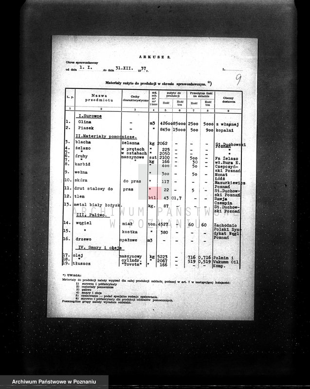 Obraz 13 z jednostki "Kwestionariusz Cegielnia Parowa w Witaszycach pow. jarociński"