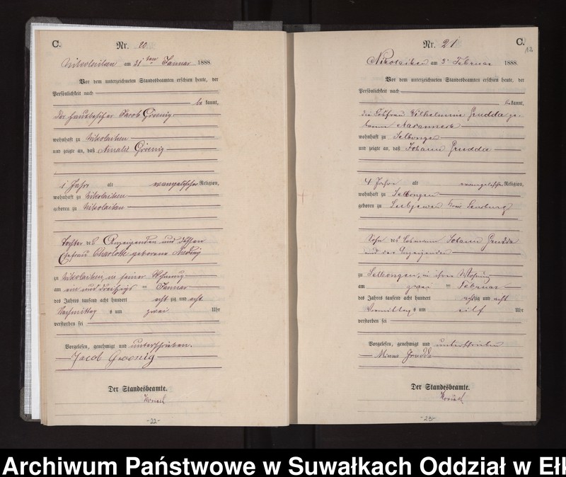 image.from.unit.number "Sterbe-Haupt-Register des Königlichen Preussischen Standes-Amtes Nikolaiken Kreis Sensburg"