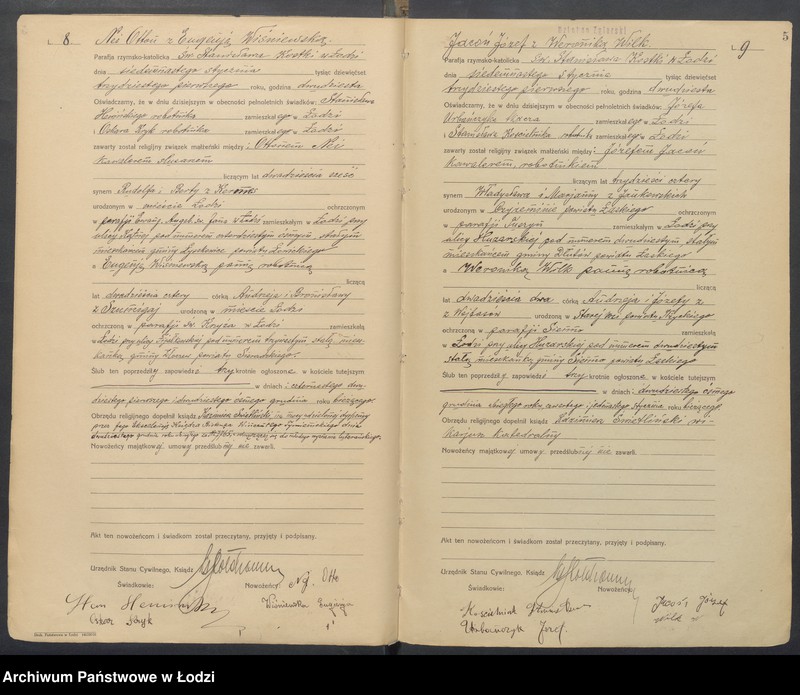 Obraz 7 z jednostki "Akta małżeństw"