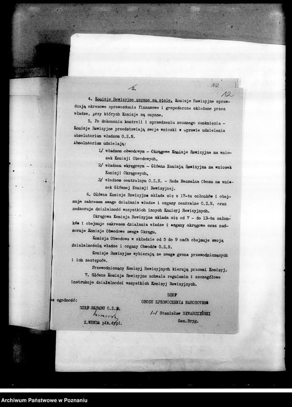 Obraz 18 z jednostki "Okólniki, instrukcje, wytyczne, korespondencja dotycząca urządzenia Zjazdów Obywatelskich, wyborów do samorządów terytorialnych oraz Zespołu Wielkopolskiego Posłów i Senatorów Obozu Zjednoczenia Narodowego: wykazy członków"