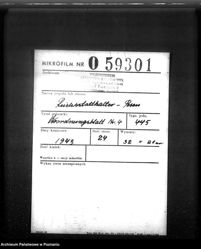 Obraz 2 z jednostki "Verordnungsblatt Nr. 4"