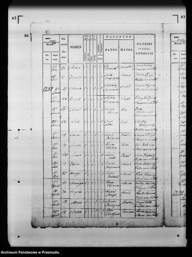 Obraz 14 z jednostki "[Kopie ksiąg metrykalnych parafii Tuczapy z filią Zbadyn (dekanat Jaworów)]"