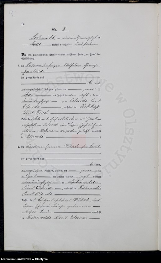 image.from.unit.number "Heiraths-Neben-Register Nr 1 - 27"