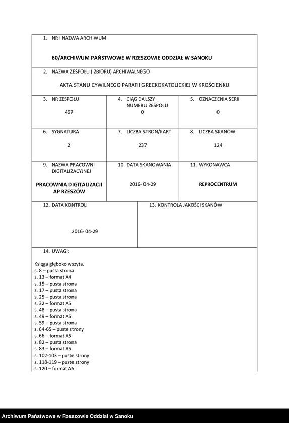 image.from.unit.number "Księga urodzeń, małżeństw i zgonów z lat 1892-1896, 1899-1902 dla miejscowości Krościenko i Wolica oraz księga zgonów z lat 1890-1914 dla miejscowości Liskowate"