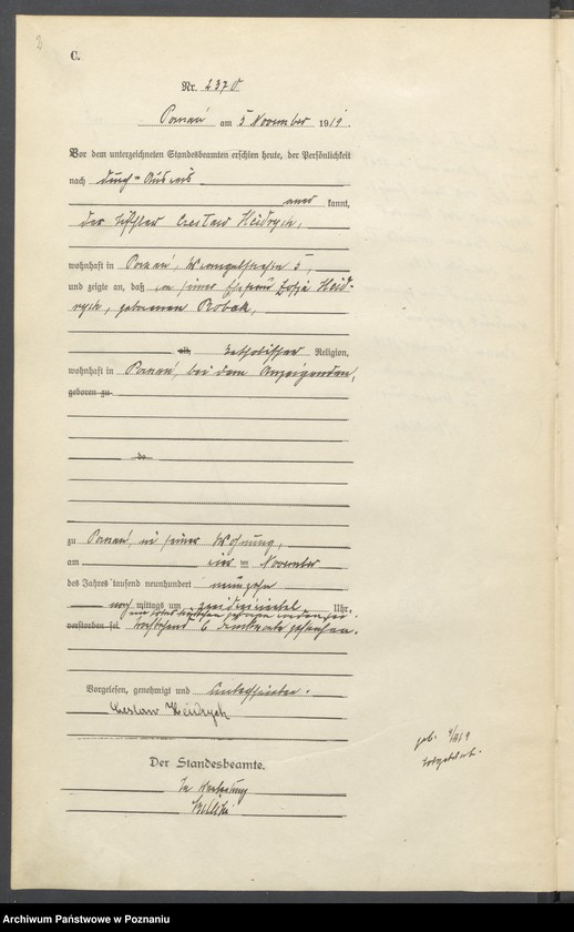 Obraz 4 z jednostki "Księga miejscowa zgonów tom VI [Rejestr główny zgonów]"