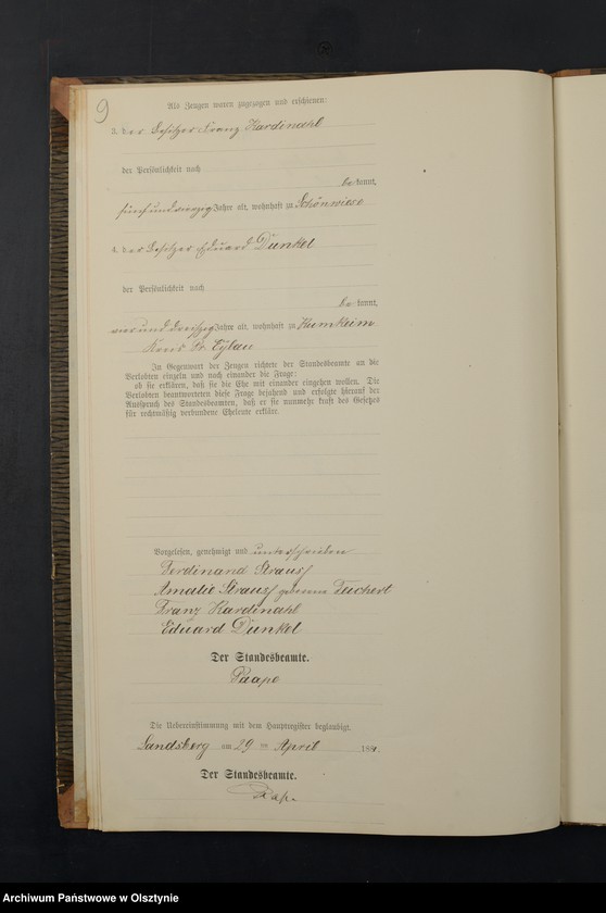 image.from.unit.number "Heiraths-Neben-Register Nr 1 - 11"