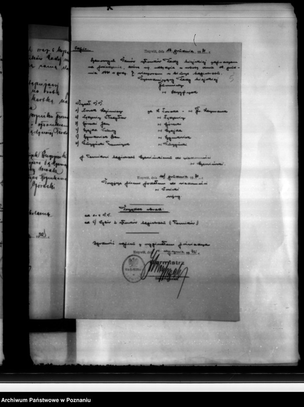 Obraz 9 z jednostki "Członkowie magistratu i rady miasta Krzywinia"