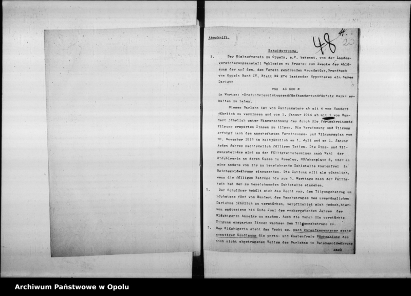 Obraz 16 z jednostki "Erledigte Bürgschaften. Bürgschaftssache Eislauf - Verein Bürgschaftssache Bauunternehmungsverein"