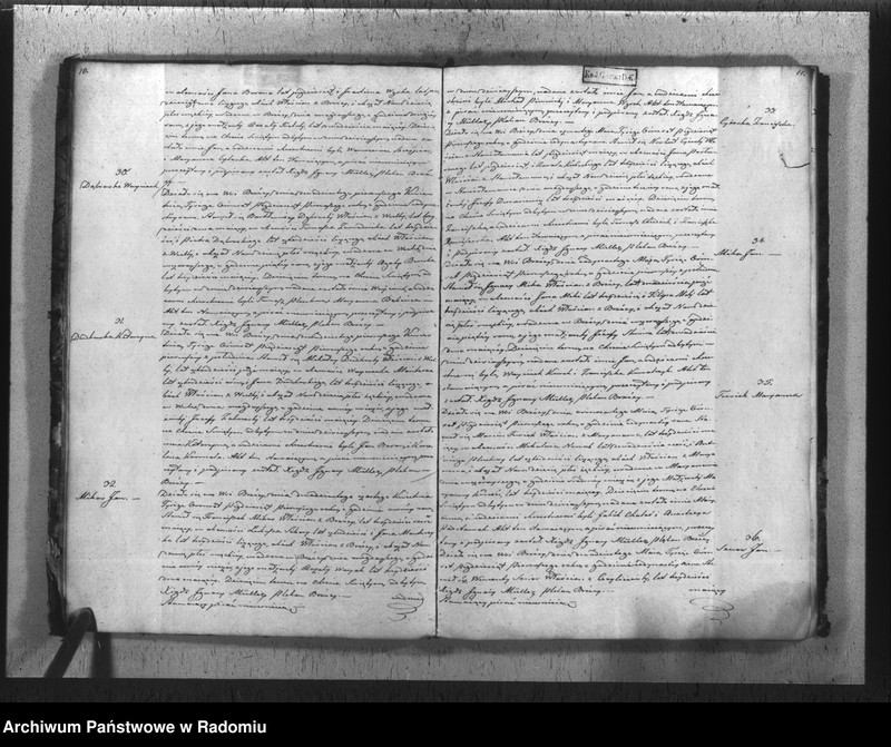 Obraz 8 z jednostki "Duplikat akt religijno cywilnych urodzonych, zaślubionych i zmarłych parafii Brzóza na rok 1851"