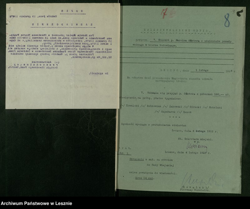 Obraz 10 z jednostki "[Gunter Marcin - akta osobowe]"