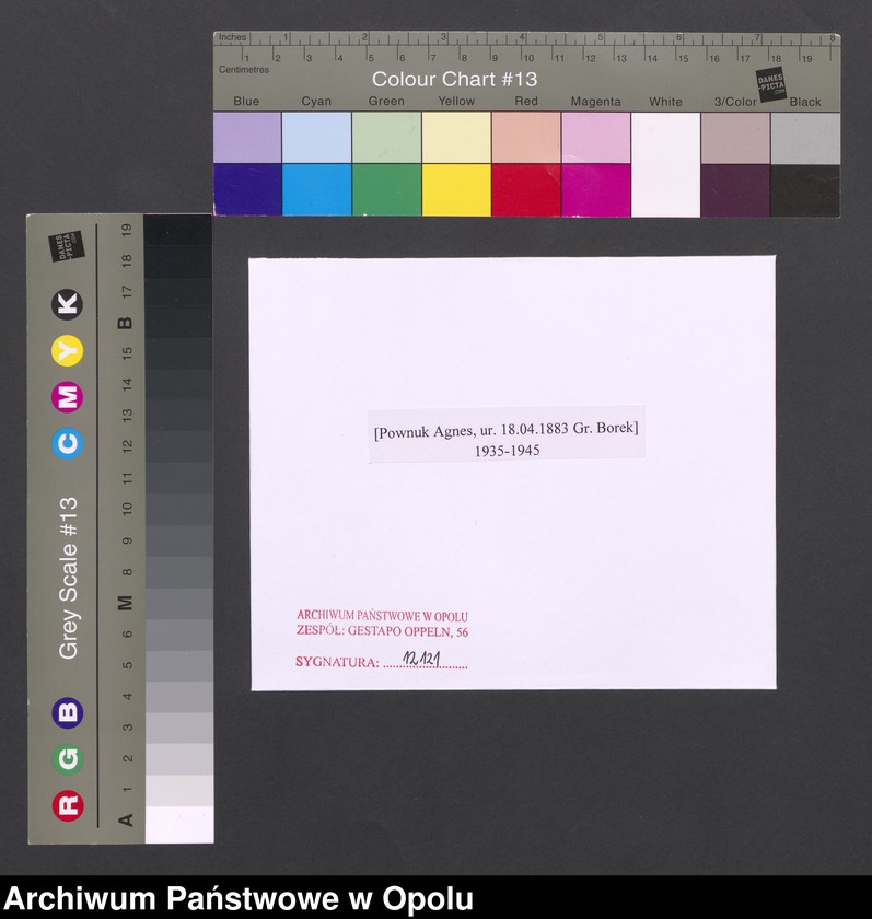 Obraz 2 z jednostki "[Pownuk Agnes, ur. 18.04.1883 Gr. Borek]"