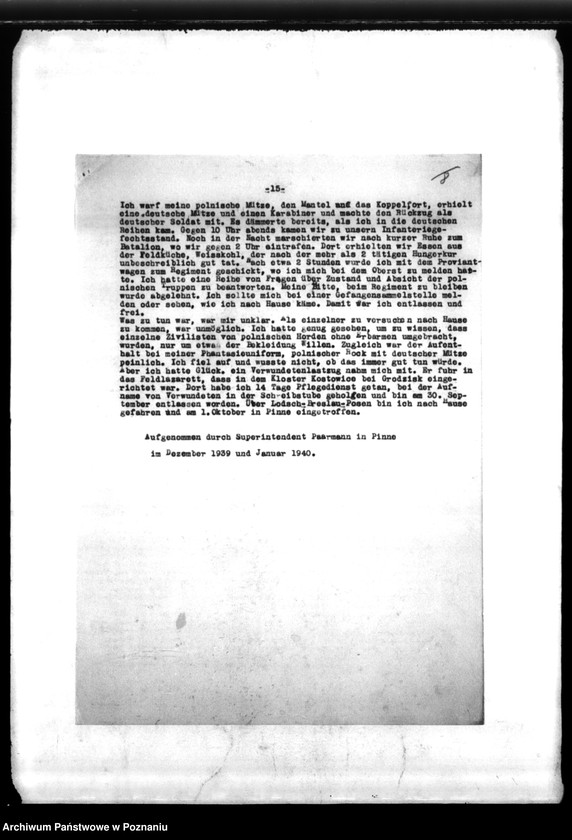 Obraz 19 z jednostki "Korespondencja prywatna dra A. Schmidta oraz wspomnienia miejscowych Niemców o wypadkach z Września 1939 roku - Herrn Dr. Schmidt"