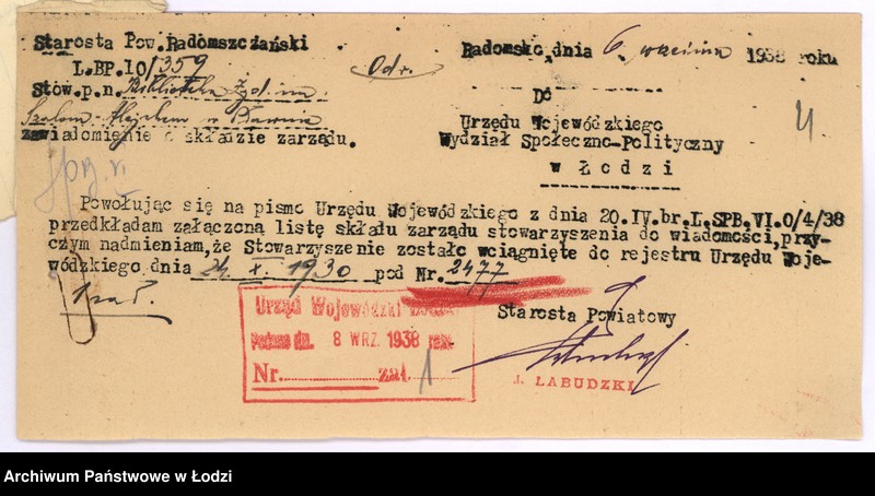 Obraz 7 z jednostki "Biblioteka Żydowska im. Szalom Alejchem w Pławnie pow. radomszczański"