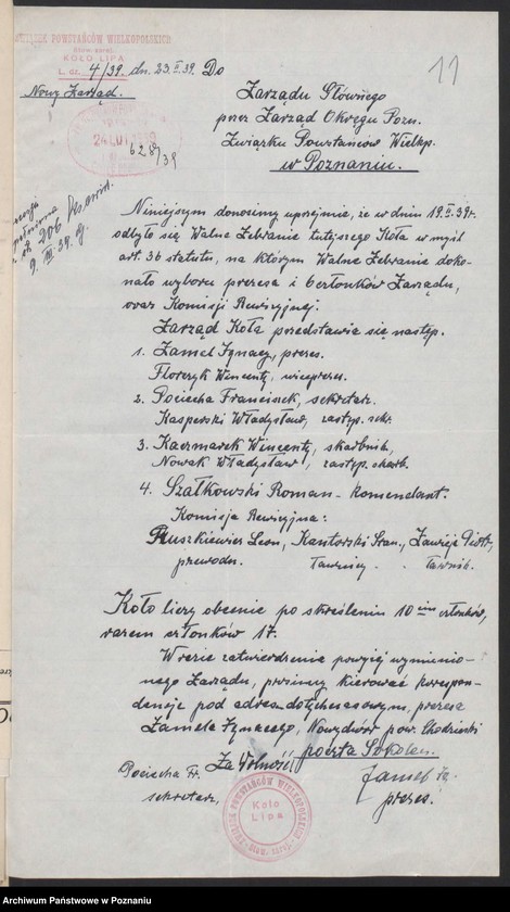 Obraz 14 z jednostki "Lipa, powiat Chodzież - akta koła."