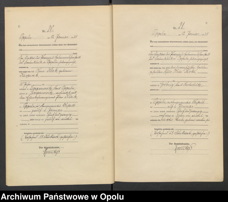 Obraz 13 z jednostki "[Rejestr zgonów] 1925 Tom I Nr 1-449"