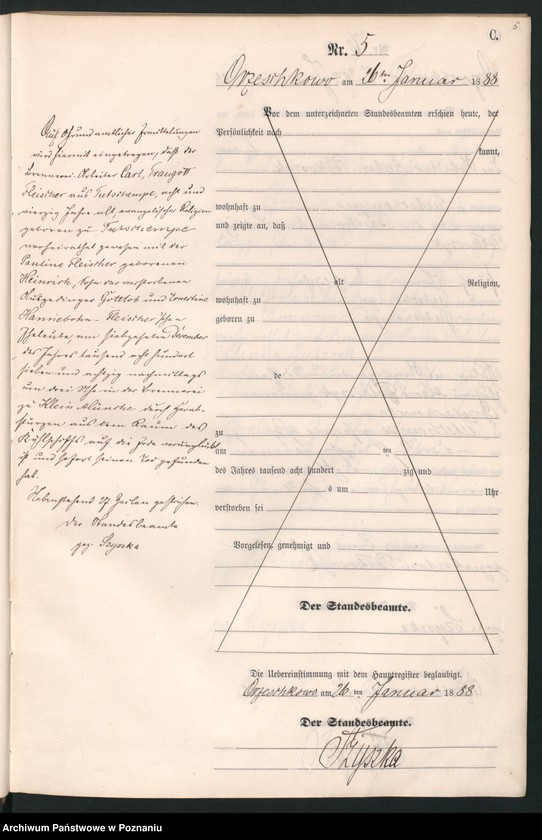 Obraz 8 z jednostki "Księga zgonów"