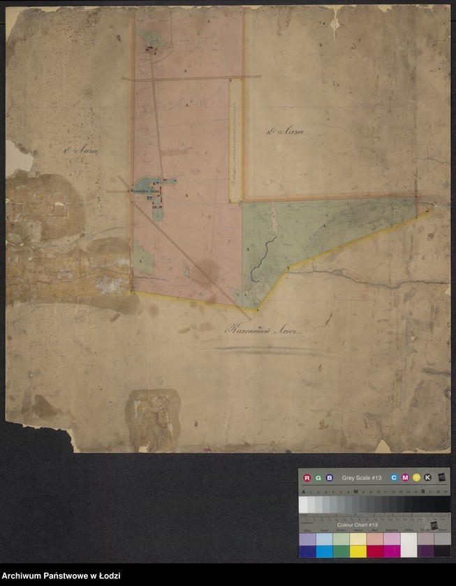 Obraz 1 z jednostki "Plan folwarku Łazy"