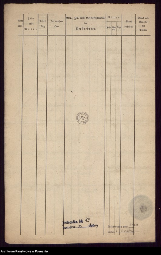 image.from.unit.number "Abschrift des Todtenregisters"