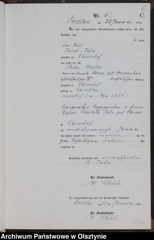 image.from.unit.number "Sterbe-Neben-Register Nr 1 - 33"