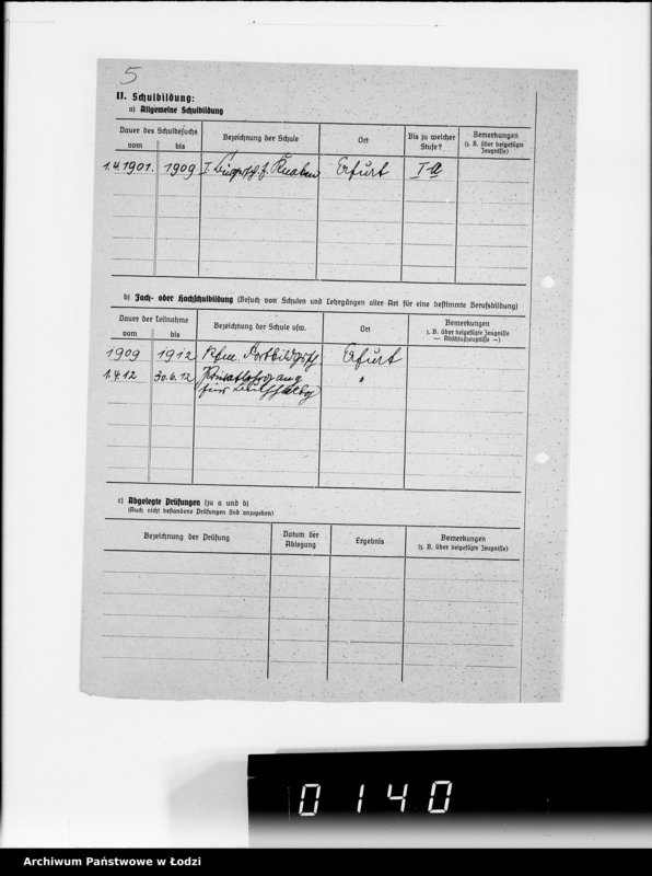 Obraz 10 z jednostki "Ausgeschiedene Angestellte. Lit.A-D"