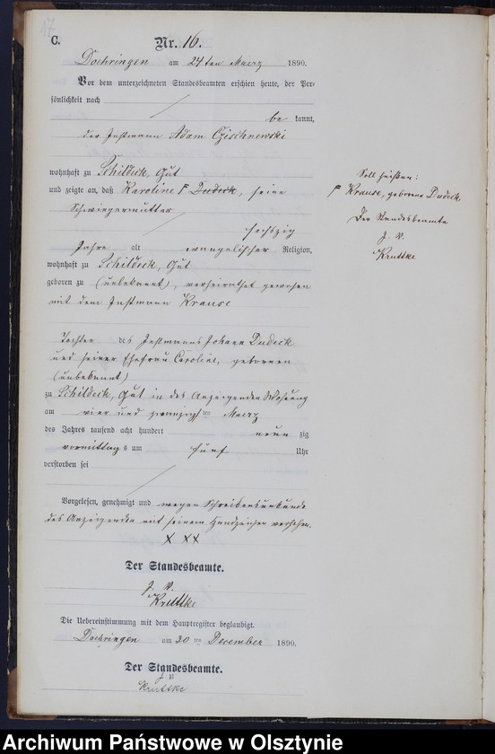 image.from.unit.number "Sterbe-Neben-Register Nr 1 - 67"