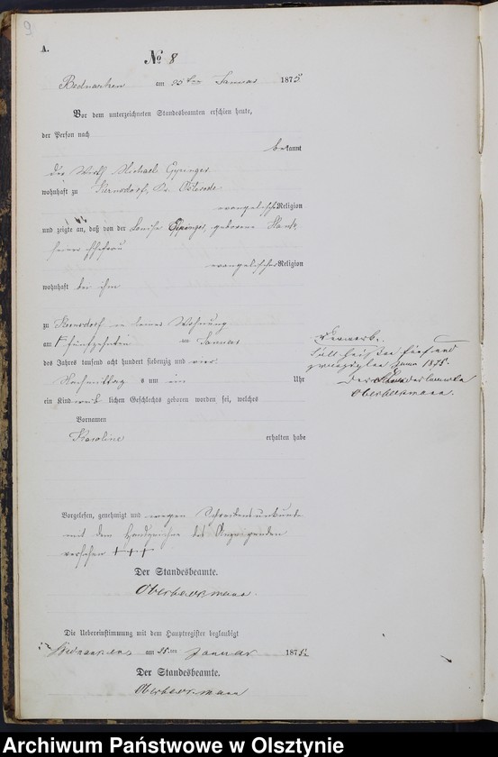 image.from.unit.number "Geburts-Neben-Register Nr 1 -167"