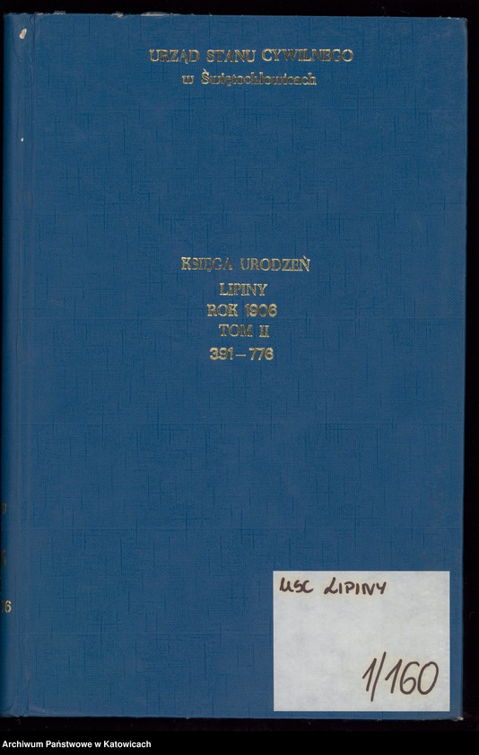 image.from.unit.number "Księga urodzeń T. II nr 391-776"